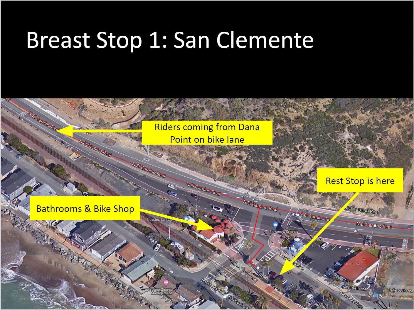 Breast Stop San Clemente Map